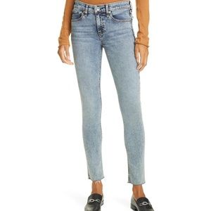 rag & bone cate mid-rise skinny jeans sz 25